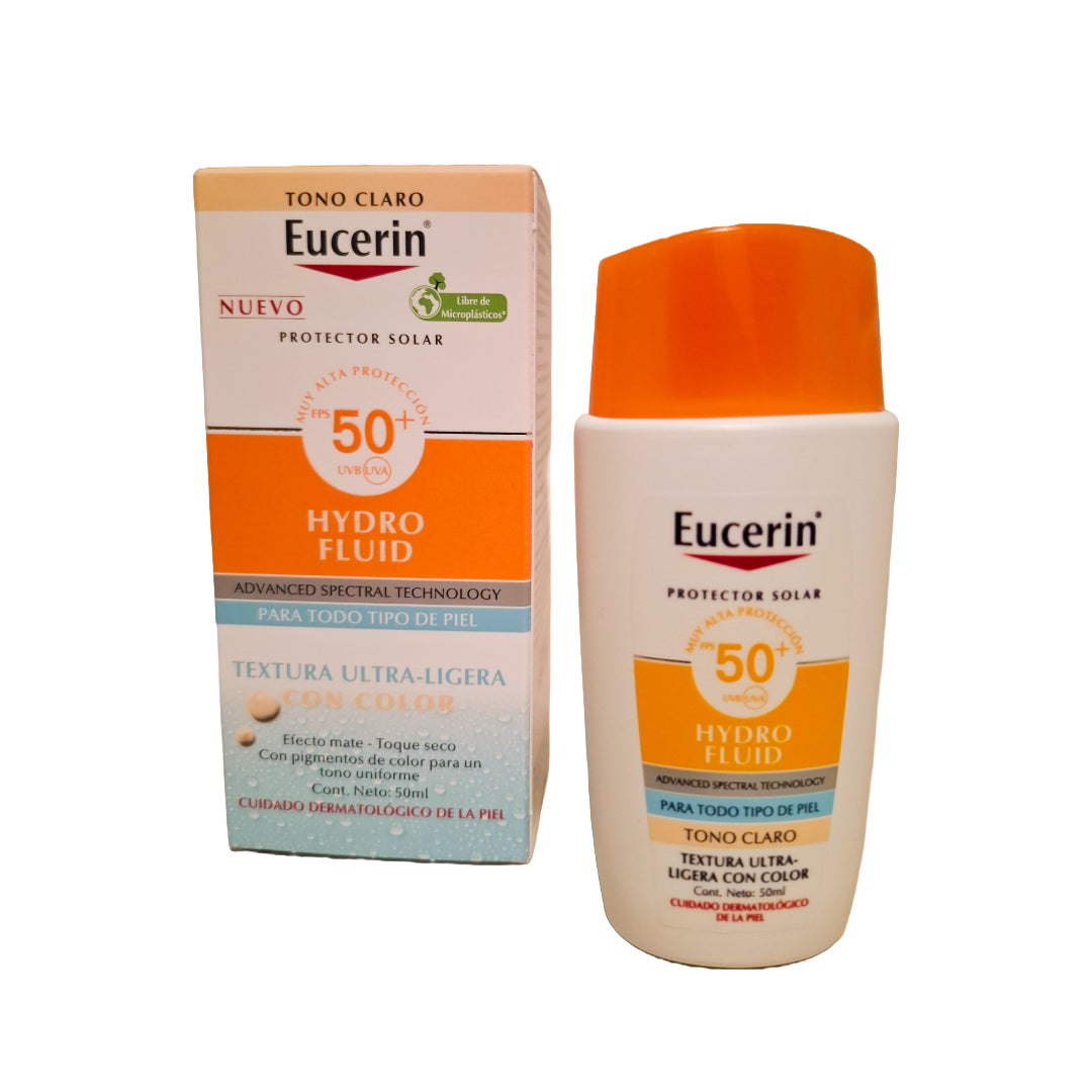 Eucerin Protector Solar Hydro Fluid Facial 50mL Tono claro