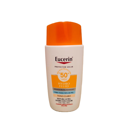 Eucerin Protector Solar Hydro Fluid Facial 50mL Tono claro
