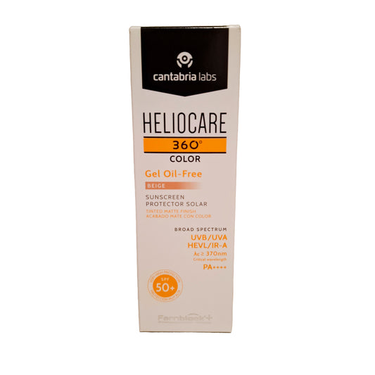Heliocare 360 Gel Oil-Free Color SPF50+ 50mL beige