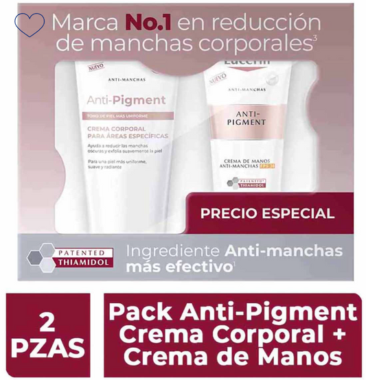 PACK ANTIPIGMENT CREMA CORPORAL 200ML + CREMA MANOS 75ML